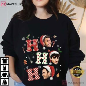 Ho Ho Ho JoBros Christmas 20th Anniversary Of Jonas Vintage T Shirt (4)