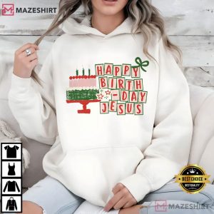 Happy Birthday Jesus Christmas T Shirt (3)