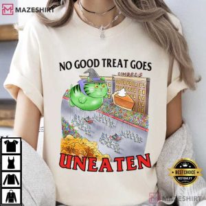 Cat Wizard No Good Treat Goes Uneaten T Shirt (2)