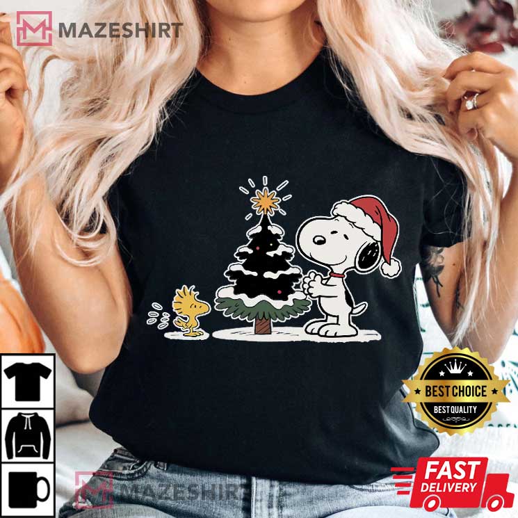 Snoopy Christmas For Family Jumper Festive Season T-Shirt