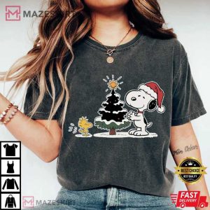Snoopy Christmas For Family Jumper Festive Season T Shirt (2)
