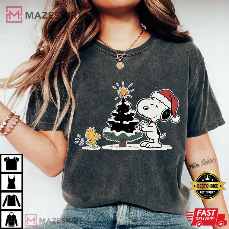 Snoopy Christmas For Family Jumper Festive Season T-Shirt