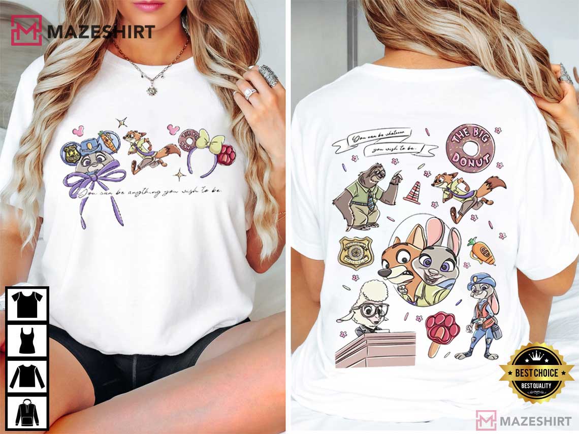 Zootopia Judy Hopps Nick Wilde Disney T-Shirt