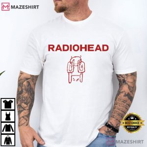 Radiohead Tour Retro 90s Music Band T-Shirt