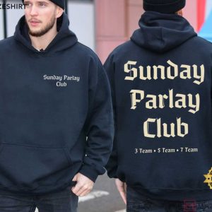 Sunday Parlay Club Sports Betting T Shirt (2)