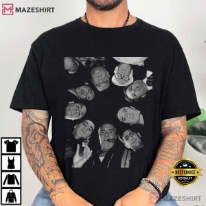 The Sopranos Cast Group Mafia Crew TV Show Vintage T Shirt (1)