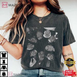 The Sopranos Cast Group Mafia Crew TV Show Vintage T Shirt (2)
