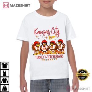Kansas City Football Thanksgiving Turkey T Shirt (2)