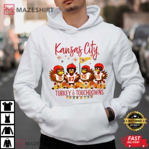 Kansas City Football Thanksgiving Turkey T Shirt (3)