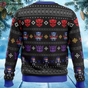 Optimus Prime Transformers Ugly Christmas Sweater (2)
