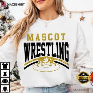 Mascot Wrestling Mom Loud And Proud Sports T Shirt (4)