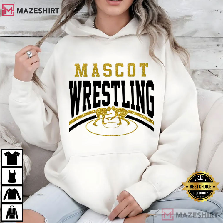 Mascot Wrestling Mom Loud And Proud Sports T-Shirt