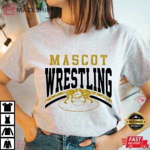 Mascot Wrestling Mom Loud And Proud Sports T Shirt (3)
