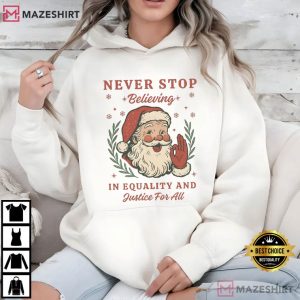 Anti Trump Santa Claus Liberal Holiday T Shirt (4)