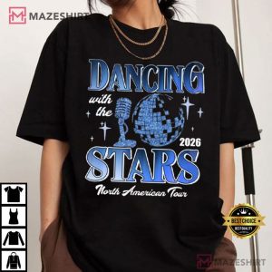 Ballroom Dancing With The Stars Tour 2026 Dance Show T-Shirt