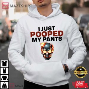 I Just Pooped My Pants Funny Brain Rot Meme T Shirt (3)
