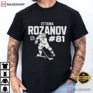 Rozanov 81 Hockey Romance Heated Rivalry Movie T Shirt (1)