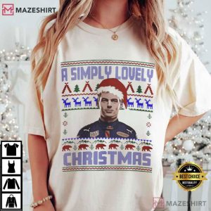 Max Verstappen A Simply Lovely Max Christmas F1 T-Shirt