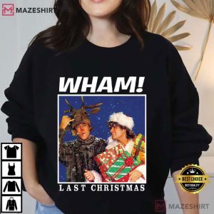 Wham Last Christmas 80s Retro Xmas T Shirt (4)