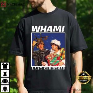 Wham Last Christmas 80s Retro Xmas T Shirt (1)