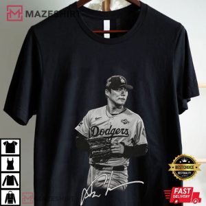 Yoshinobu Yamamoto Los Angeles MLB World Series Champions T Shirt (1)