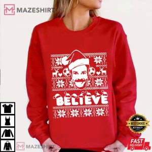 Ted Lasso Believe Motivational Sport Ugly Christmas T Shirt (4)
