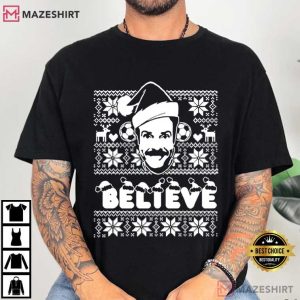 Ted Lasso Believe Motivational Sport Ugly Christmas T Shirt (1)