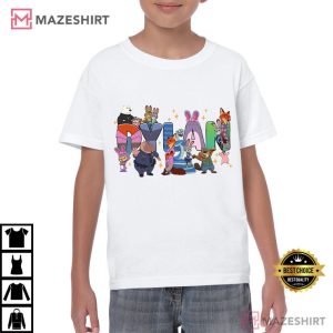 Zootopia 2 Character Themed Disneyland File Custom Name T Shirt (2)