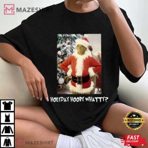 Grinch Holiday Hooby Whatty Christmas Vintage T Shirt (2)