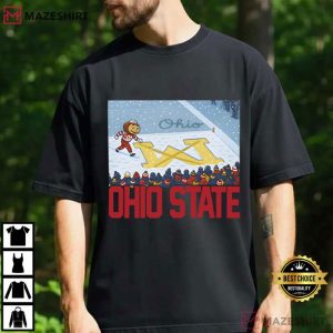 Brutus Ohio State Snow Fan Football T Shirt (1)