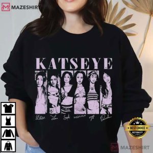 Katseye Kpop Music Beautiful Chaos Fan Gift T Shirt (4)