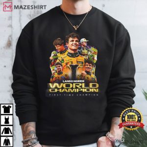 Lando Norris 2025 World Champion Racing F1 T Shirt (4)