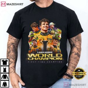 Lando Norris 2025 World Champion Racing F1 T Shirt (1)