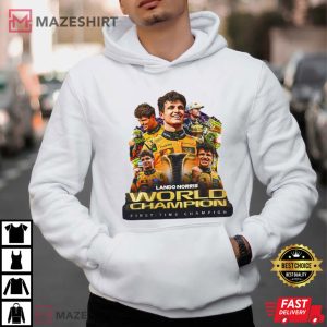 Lando Norris 2025 World Champion Racing F1 T Shirt (3)