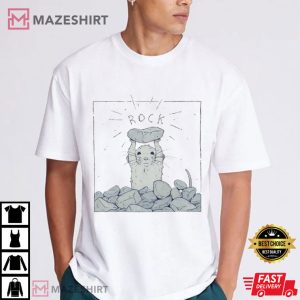 Rock Rat Cute Graphic T Shirt (1)