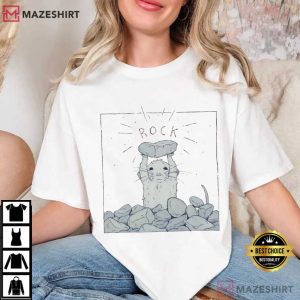 Rock Rat Cute Graphic T Shirt (2)