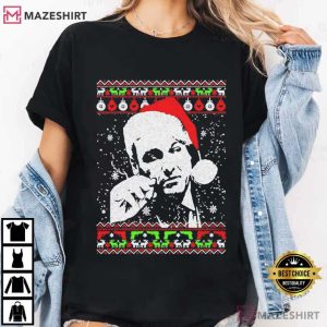 Tony Soprano Ugly Christmas Funny Mafia Holiday T Shirt (2)