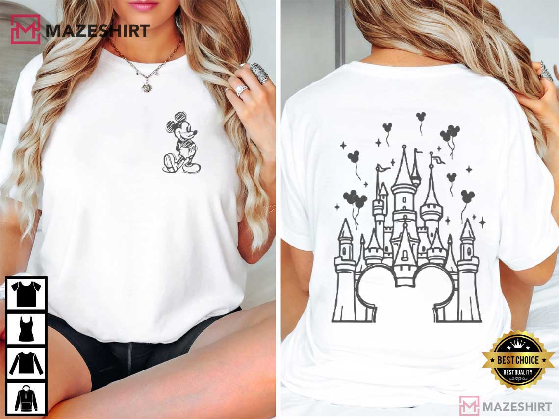 Mickey Castle Magic Kingdom Disney Trip T-Shirt