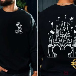 Mickey Castle Magic Kingdom Disney Trip T Shirt (2)
