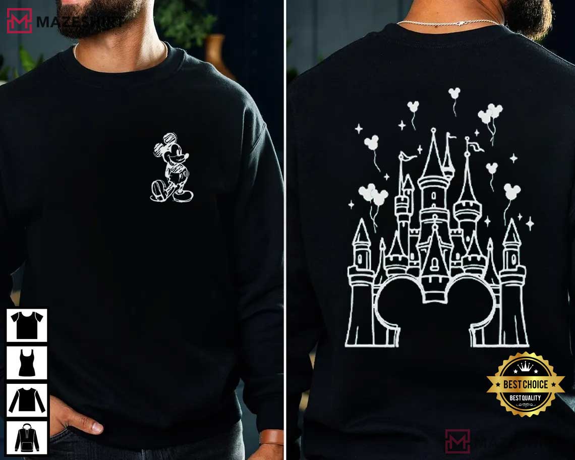 Mickey Castle Magic Kingdom Disney Trip T-Shirt