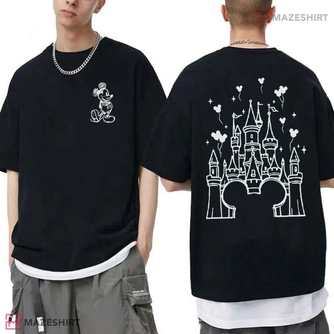 Mickey Castle Magic Kingdom Disney Trip T-Shirt