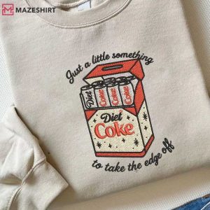 Diet Coke Caffeine Addiction Meme Embroidered Sweatshirt (3)
