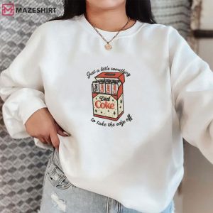 Diet Coke Caffeine Addiction Meme Embroidered Sweatshirt (1)