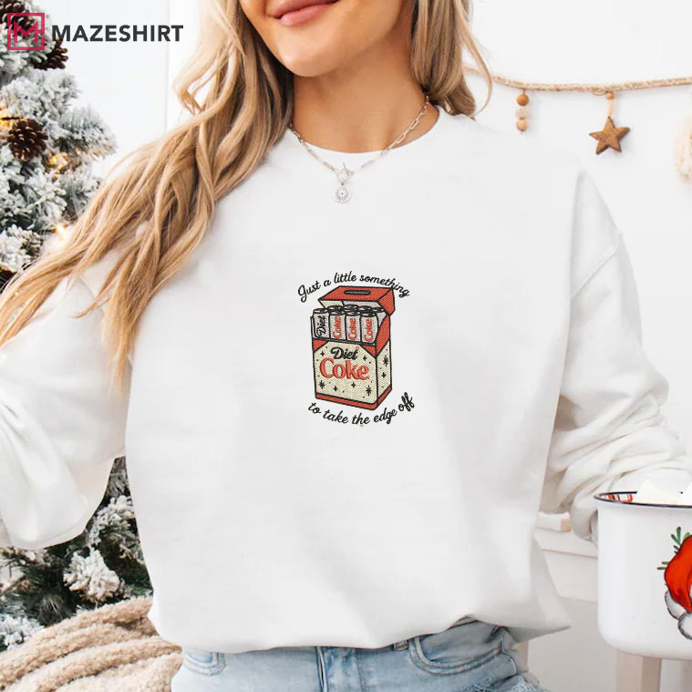 Diet Coke Caffeine Addiction Meme Embroidered Sweatshirt Diet Coke Caffeine Addiction Meme Embroidered Sweatshirt