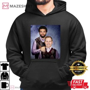 Caleb Williams Ben Johnson Football Step Brothers T Shirt (4)