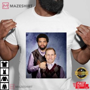 Caleb Williams Ben Johnson Football Step Brothers T Shirt (1)