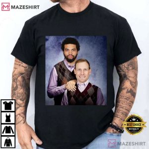Caleb Williams Ben Johnson Football Step Brothers T Shirt (2)