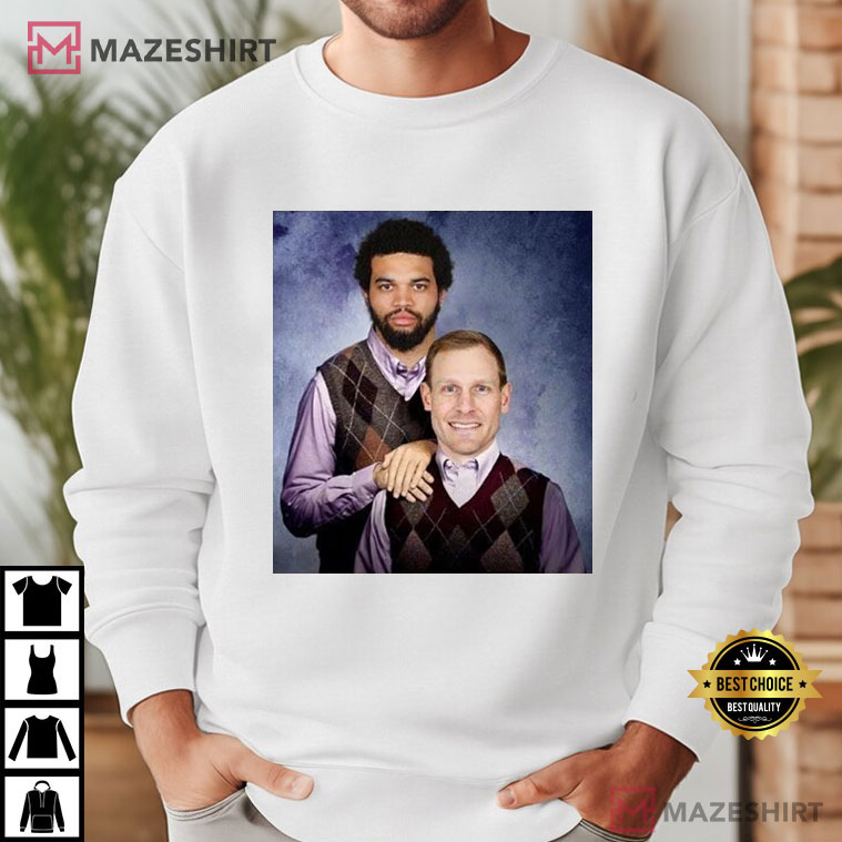 Caleb Williams Ben Johnson Football Step Brothers T-Shirt Caleb Williams Ben Johnson Football Step Brothers T-Shirt