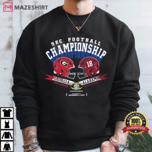 SEC Football Championship 2025 Georgia Vs Alabama T Shirt (4)