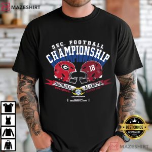 SEC Football Championship 2025 Georgia Vs Alabama T Shirt (1)